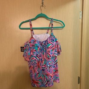 NWT Mastectomy Swimsuit Top Tankini Top